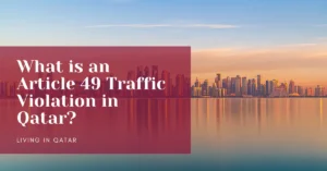 What is an Article 49 Traffic Violation in Qatar